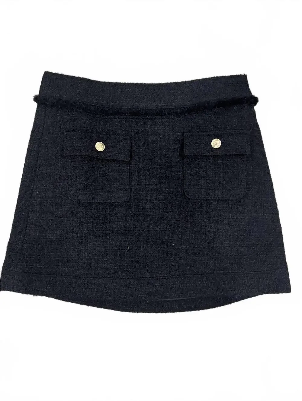 J.Crew Women’s Wool Skirt With Front Buttons Size 4 New With Tags Original $148